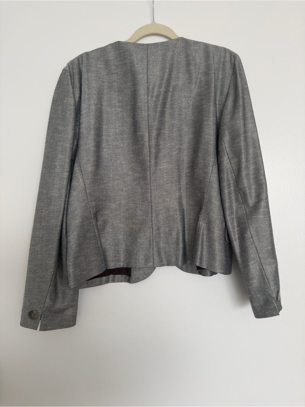 Vintage Dior Women's Silver Jacket - Picture 5 of 5